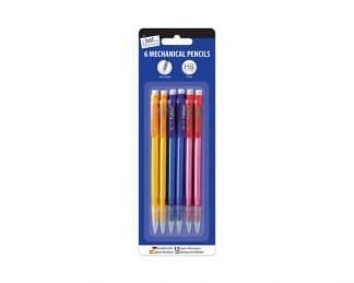 6 Mechanical Pencils With Erasers