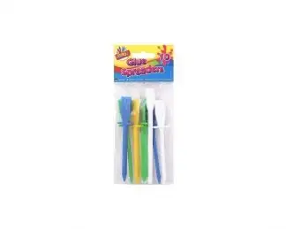 10 Plastic Glue Spreaders Assorted Colours