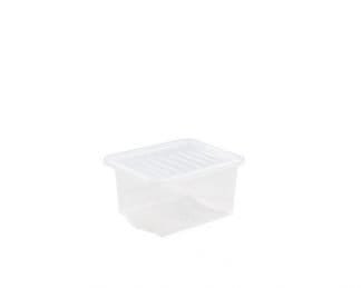 Crystal 35L Box And Lid Clear