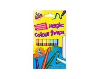 10 Magic Colour Swap Fibre Pens