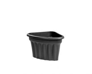 Vista 40Cm Corner Planter Graphite