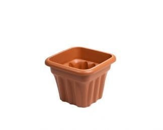 Vista 33Cm Square Planter Terracotta