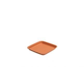 Vista 28Cm Square Tray Terracotta