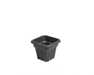 Vista 25Cm Square Planter Graphite