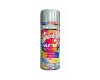 Silver Colour Glitter Paint 200Ml