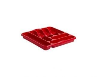 Casa Large Cutlery Tray Chilli Red
