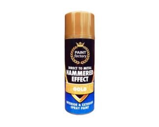 Hammer Effect Spray Paint Gold 400Ml
