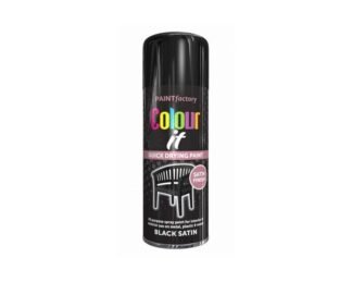 Colour It- Black Satin Spray