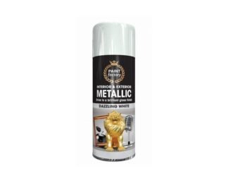 Metallic White Spray Paint 400Ml