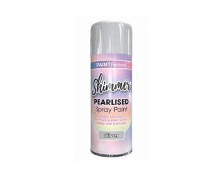 Pearlized Silver Spray Paint 400Ml