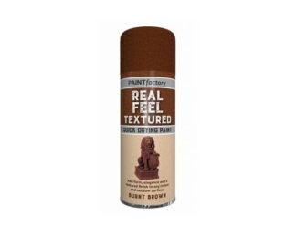 Textured Effect Rustic Brown Spray Paint 400Ml