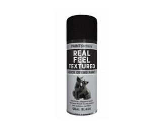 Textured Effect Black Spray Paint 400Ml