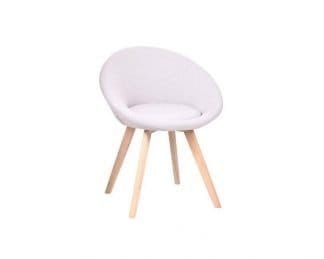 Bath Fabric Chair - Light Grey