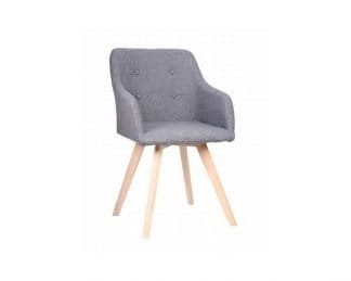Camden Fabric Chair - Dark Grey
