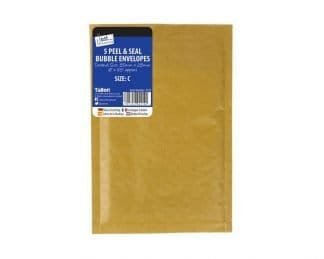 5 Bubble Envelopes 150Mm X 215Mm