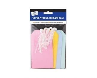 30 Luggage Labels 135Mm X 75Mm