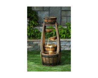 Tall Dual Buckets Cascading Fountain
