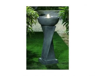 Tall Twisted Obelisk Fountain