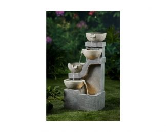 Stone Bowls Cascading Fountain