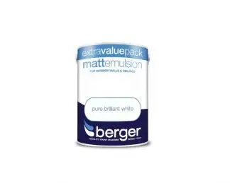 Berger Matt Emulsion Brilliant White 3L