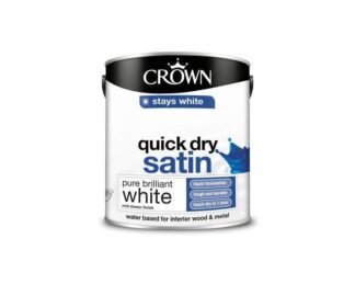 Crown Quick Dry Satin Pure Brilliant White 2.5L