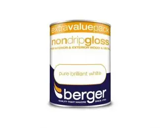 Berger Non Drip Gloss Brilliant White 1.25L