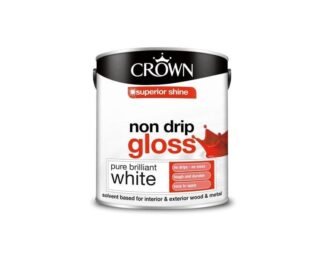 Crown Non Drip Gloss Pure Brilliant White 2.5L