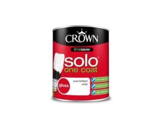 Crown Solo Gloss Pure Brilliant White 750Ml