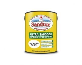 Sandtex Smooth Masonry  Brilliant White 5L