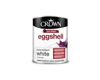 Crown Eggshell Pure Brilliant White 750Ml