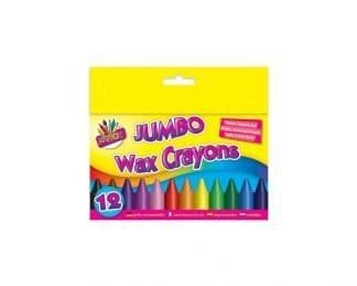 12 Jumbo Wax Crayons