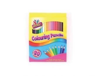 20 Full Size Colour Pencils