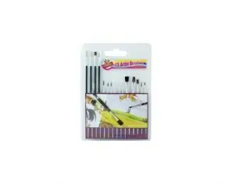 15 Piece Paint Brush Set