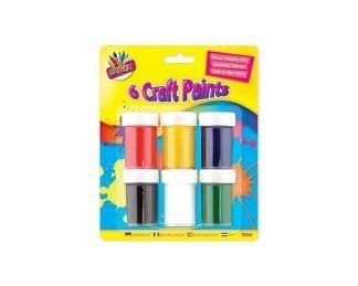 6 X 25Ml Craft Paint Pots