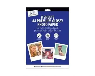 8 Sheets A4 Photo Paper Glossy