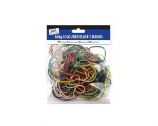 Coloured Elastic Bands 100Gm