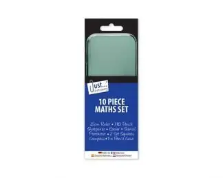 10 Piece Geometry Math Set