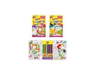 Childrens Travel Colouring Set