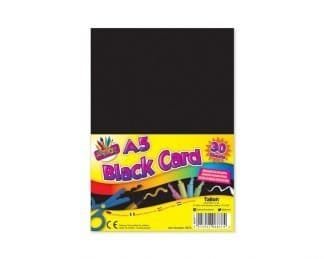 30 Sheets A5 Black Activity Card