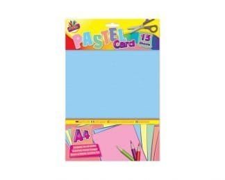 15 Sheets A4 Pastel Card
