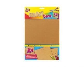15 Sheets A4 Kraft Card