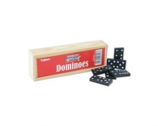 Dominoes In Wooden Box