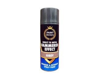 Hammer Effect Spray Paint Grey 400Ml