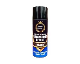Hammer Effect Spray Paint Black 400Ml