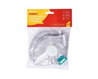 2Pc Foldable Carbon Valved Dust Mask