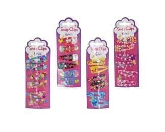 Trendy Deluxe Hair Clips 6Pk