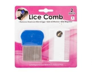 Lice Comb Metal & Plastic 2Pcs