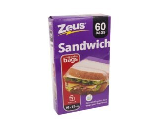 Sandwich Bags Press Lock 60Pack