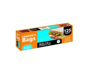 Snack Bags Clear Ldpe 125Pk