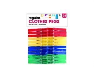 Pegs Plastic Standard 24Pk